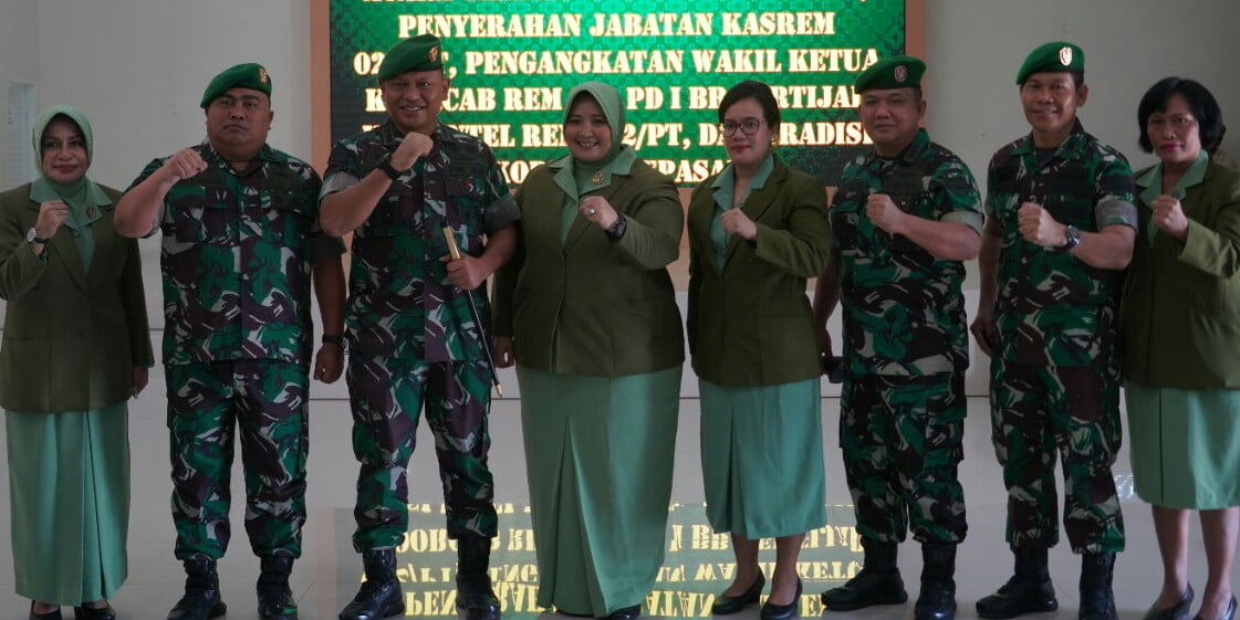 Danrem 022 PT Pimpin Tradisi Korps Penyerahan Jabatan WASPADA