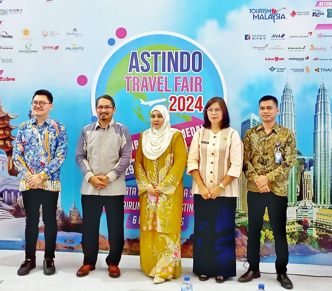 Konjen Malaysia Sambut Gembira Astindo Travel Fair Sumut Waspada