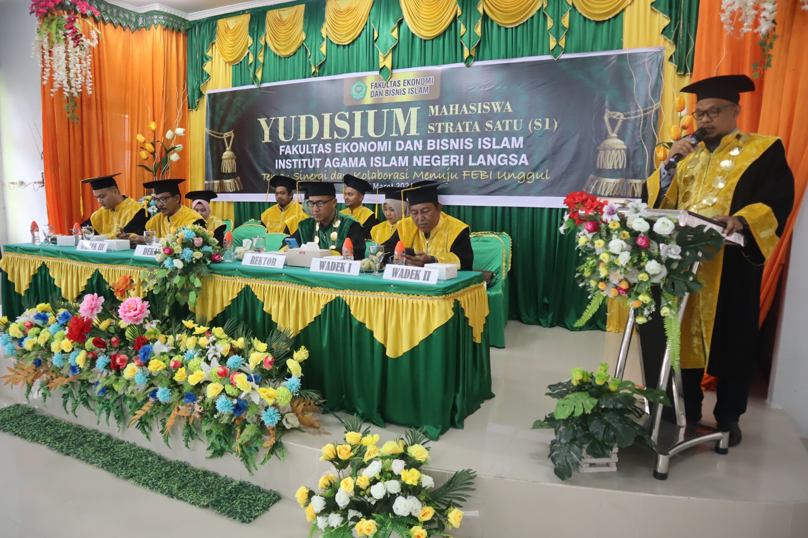 Yudisium 142 Mahasiswa FEBI IAIN Langsa Membangun Masyarakat Melalui