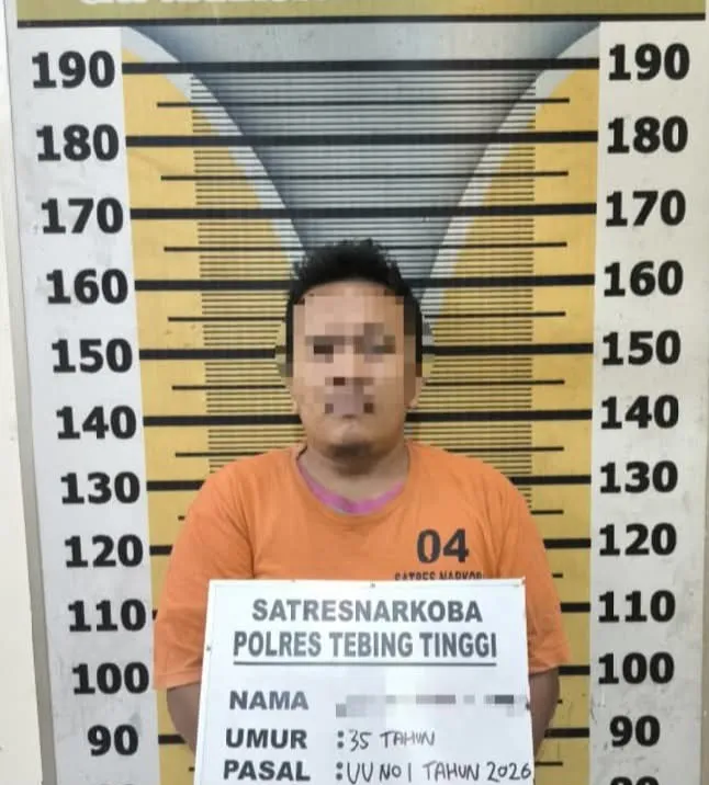 Tangkap Residivis Di Jalan Simalungun, Polres Tebingtinggi Sita Sabu 0,34 Gram