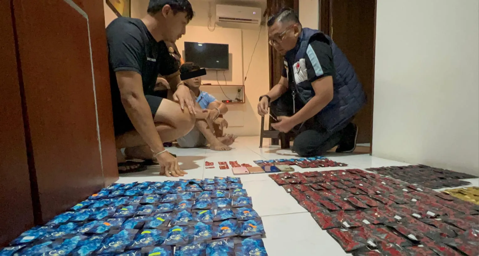 Apartemen Disulap Jadi Gudang Vape Narkoba, Polisi Sita Ratusan Kemasan