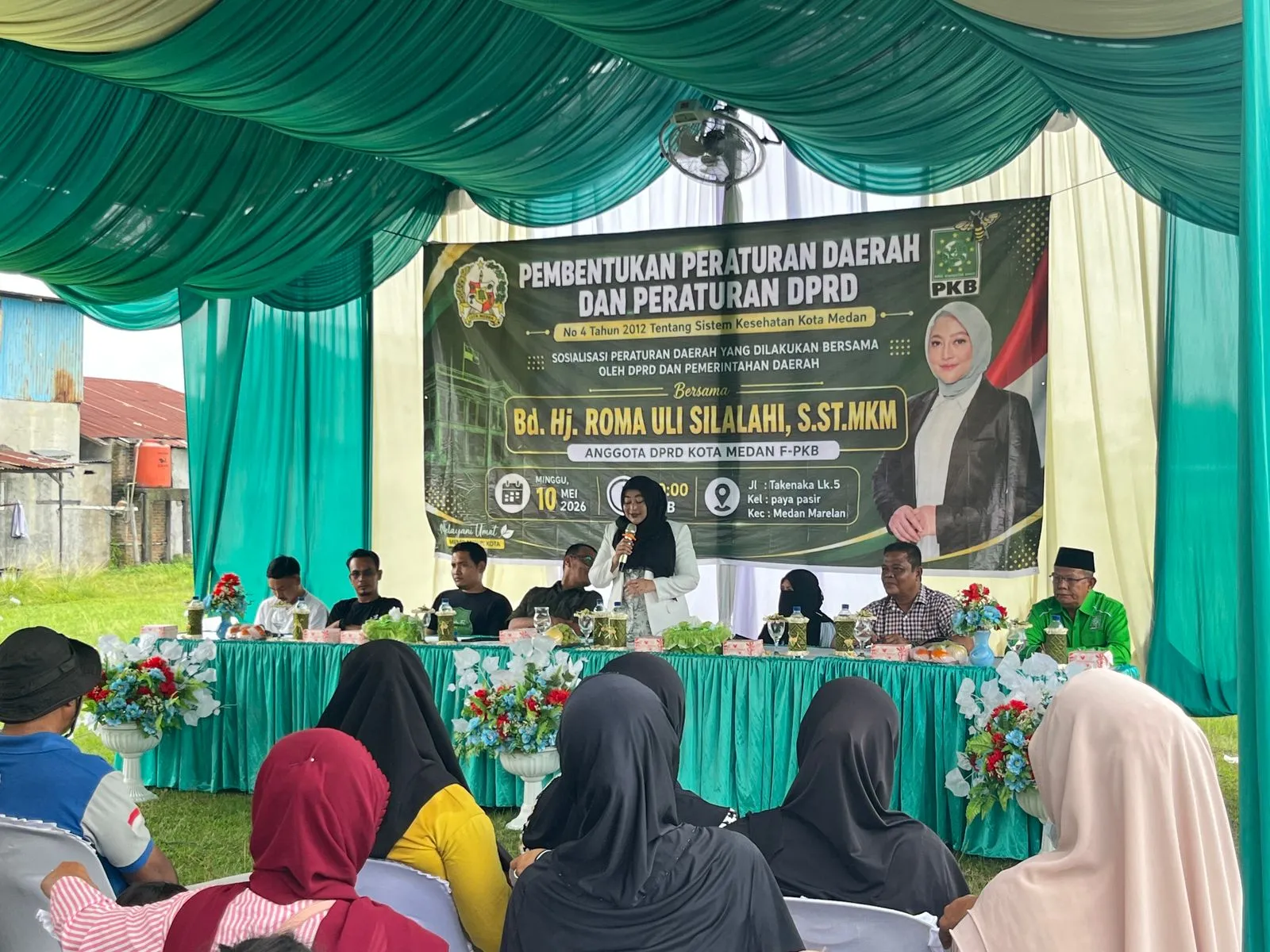 Sosperda Sistem Kesehatan, Hj. Roma Uli Silalahi Siap Jadi Garda Terdepan Bantu Warga Dapat Pelayanan Kesehatan Terbaik