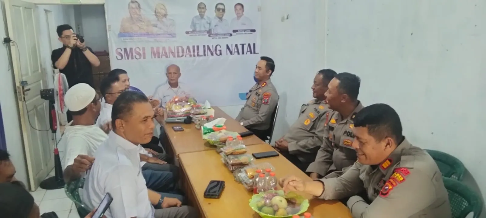 Kapolres Kunjungi Kantor SMSI Madina