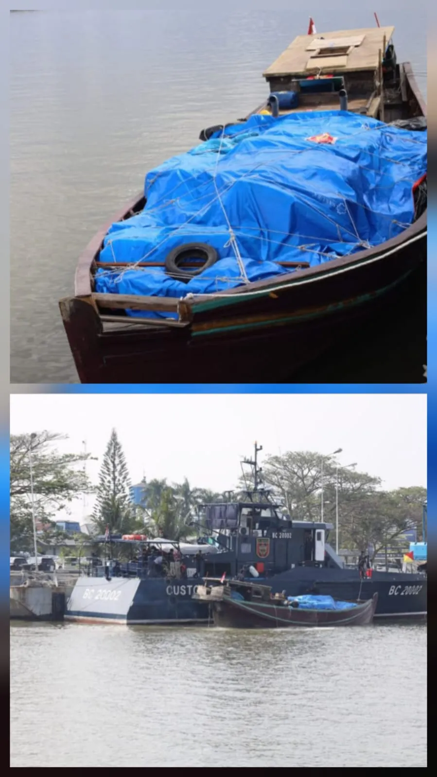 Tim Gabungan Gagalkan Penyelundupan Pakaian Bekas Senilai Rp2,8 M di Perairan Batubara Dan Labura