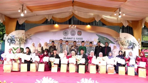 Usung Semangat Generasi Emas 2045, SMP Muhammadiyah 57 Medan Lepas 133 Siswa Angkatan ke-20