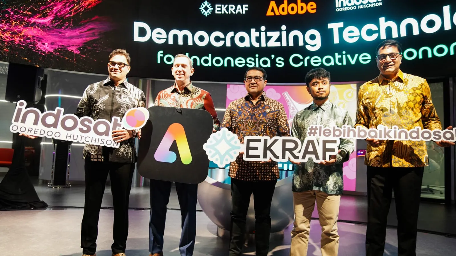 Kemenekraf, Indosat, Adobe Hadir Mengubah Kreativitas Menjadi Peluang Nyata