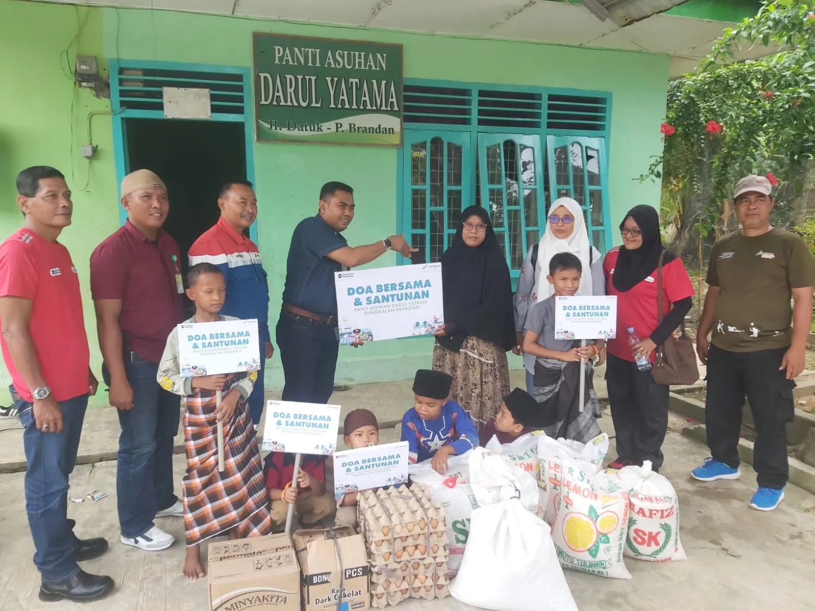 PT PPN RU Area PB Santuni Panti Asuhan Darul Yatama P.Brandan