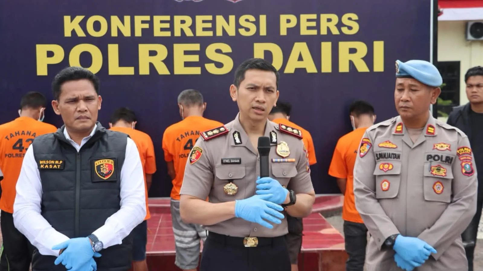 Polres Dairi Ungkap 5 Kasus Persetubuhan Anak, 5 Tersangka Diamankan