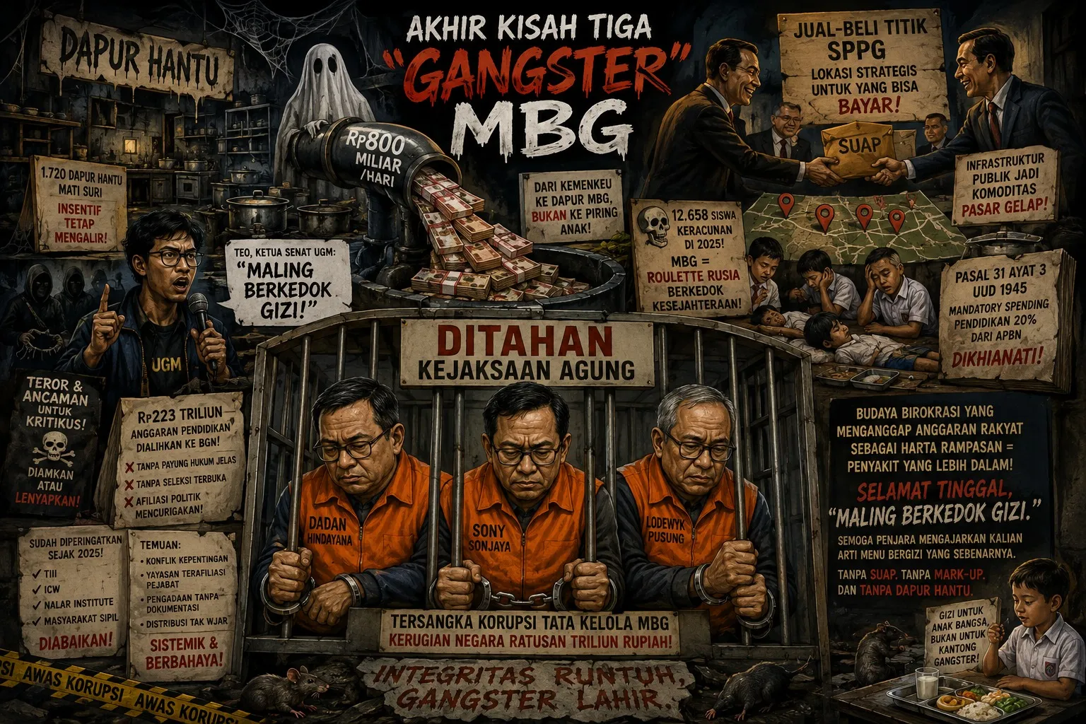 Akhir Kisah Tiga "Gangster" MBG