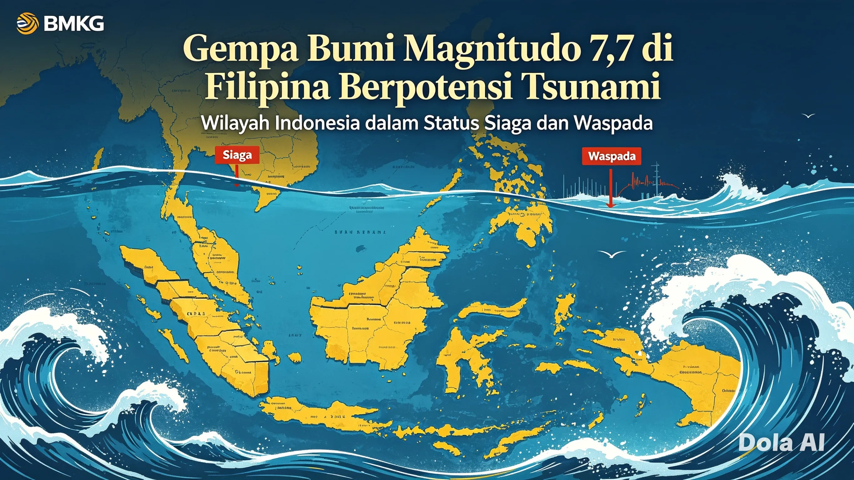 Gempa M 7,7 di Filipina Berpotensi Tsunami, Sejumlah Wilayah Indonesia Waspada