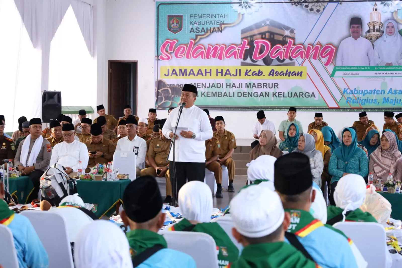 Bupati Asahan: Semoga Jemaah Pulang Bawa Haji Mabrur, Mari Doakan yang Masih Dirawat di Arab Saudi