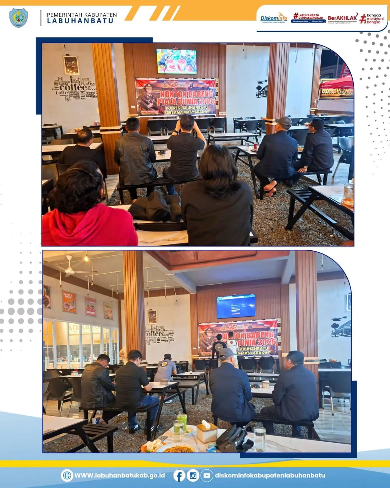Nobar Gratis Piala Dunia di Cafe Ata Kamoe Stasiun