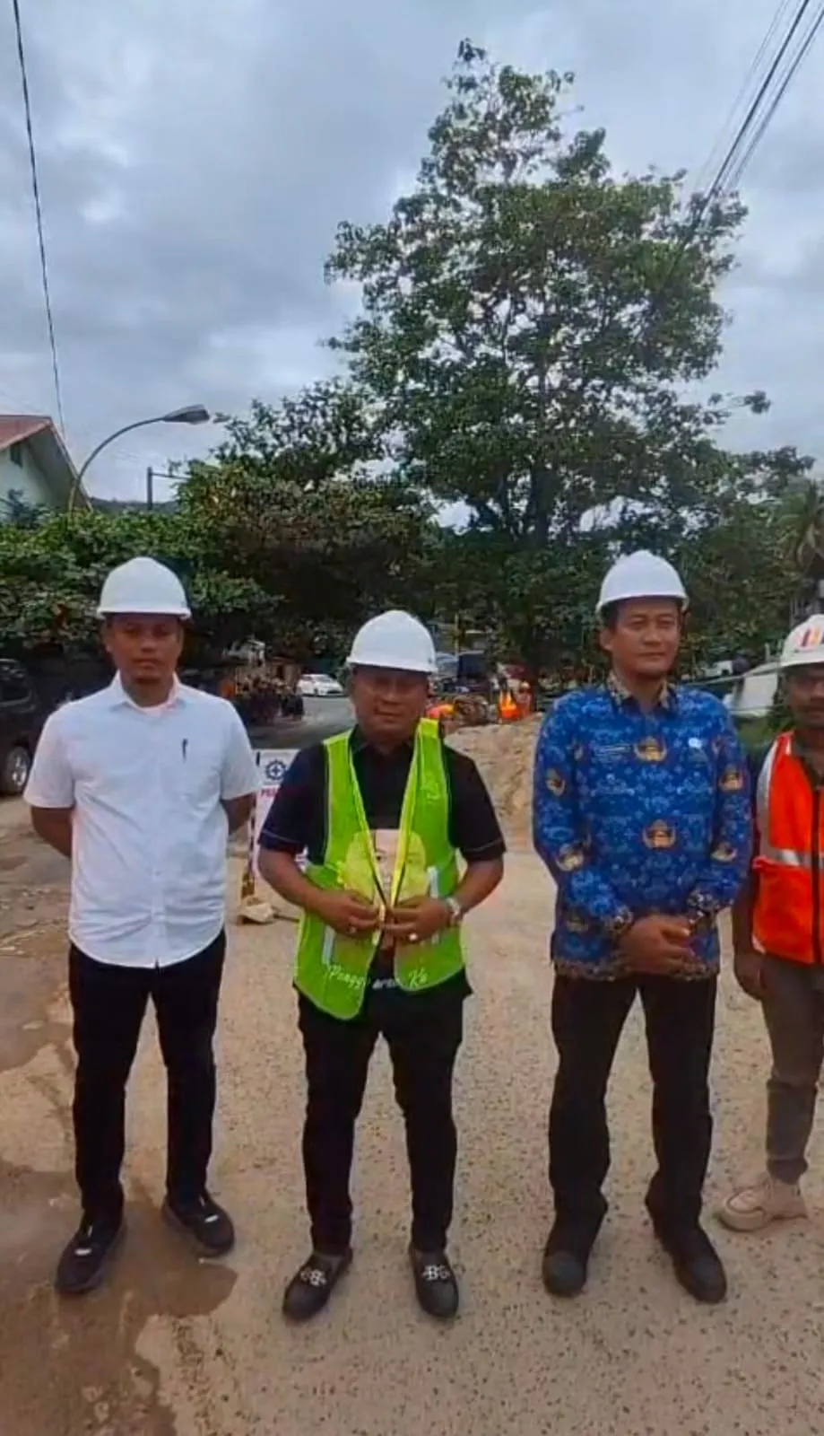 Tinjau Pembangunan Jalan Provinsi, Rahmansyah Sibarani: Terima Kasih Banyak Pak Gubernur