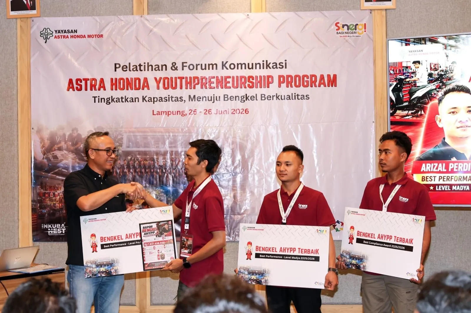Bengkel Binaan Yayasan AHM Jadi Penopang Ekonomi Daerah
