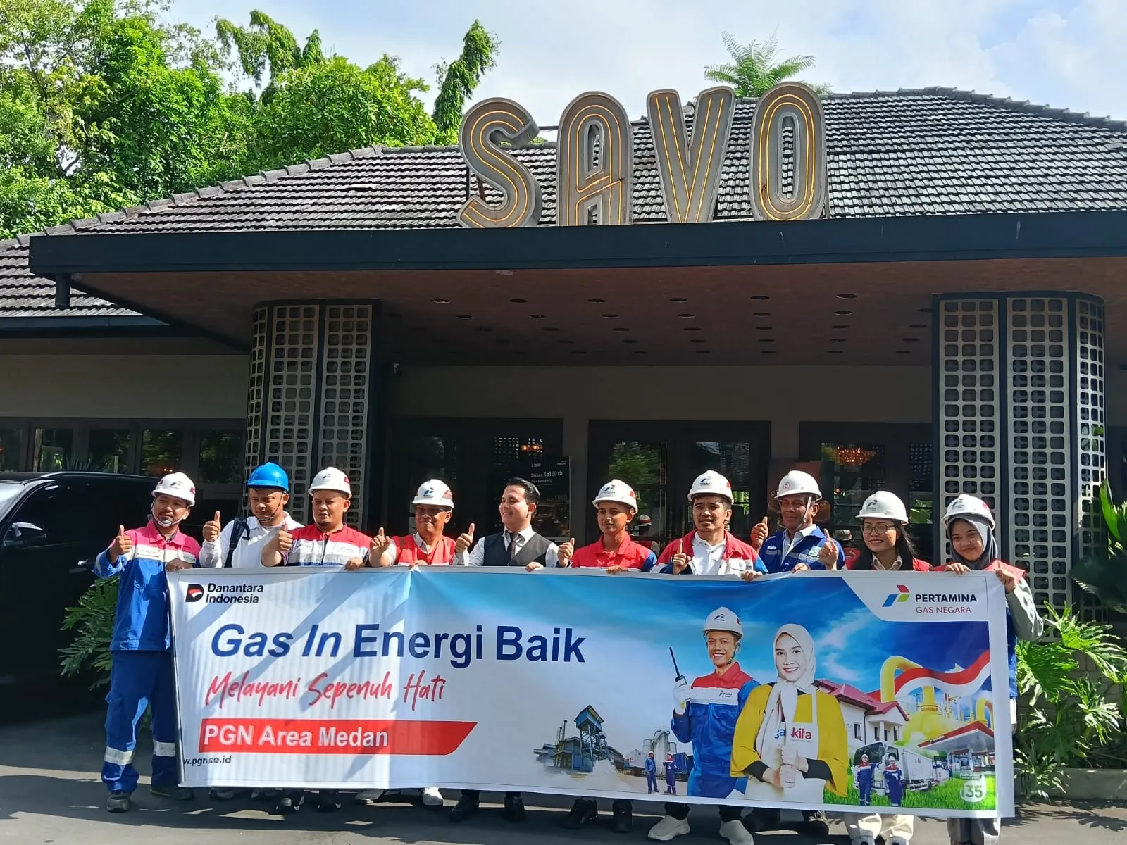PGN Resmi Salurkan Gas Bumi Ke Restoran Savo Dine & Chill