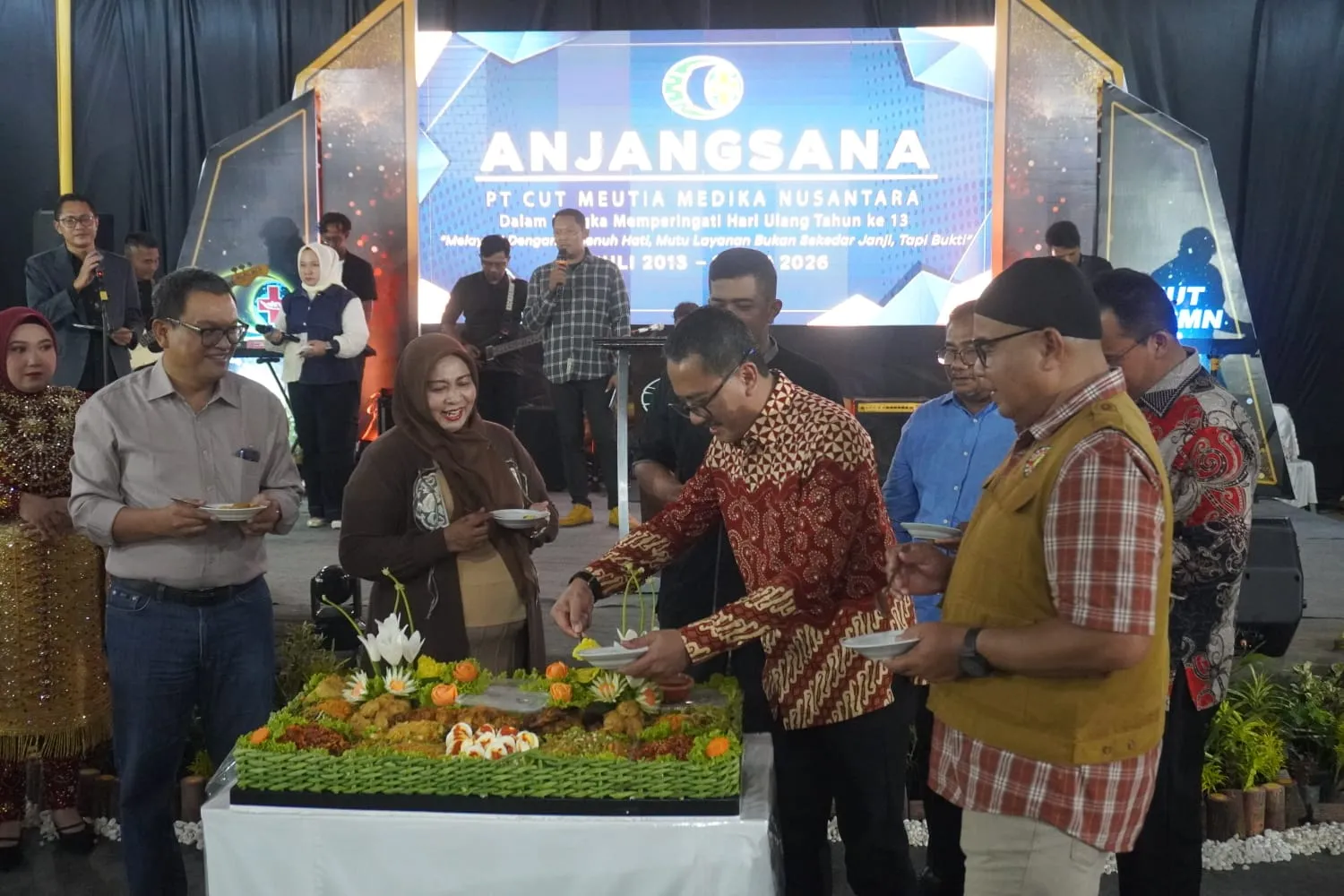 Malam Puncak Peringatan HUT PT CMN Berlangsung Hangat dan Rasa Syukur