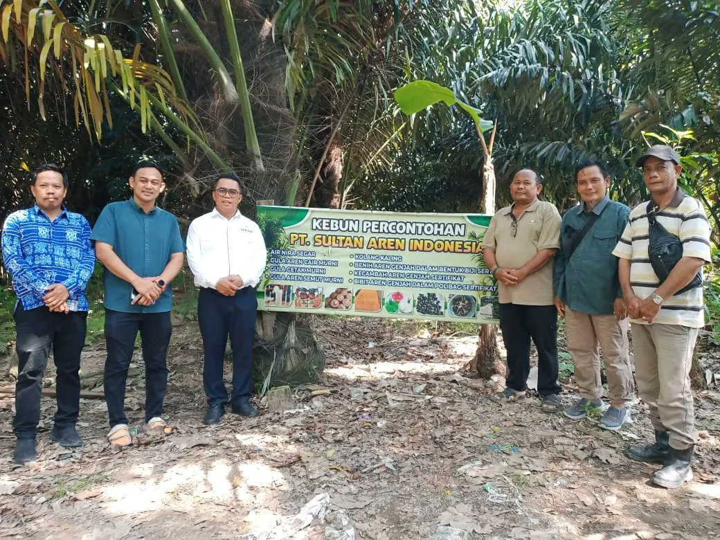 Tinjau PT Sutan Aren Indonesia, Ketua PMI Siap Kembangkan Aren di Pidie Jaya
