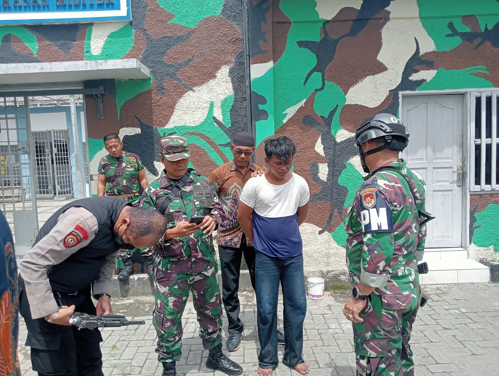 Begal Sadis Ditangkap di Belawan, Senapan Angin Rakitan Disita