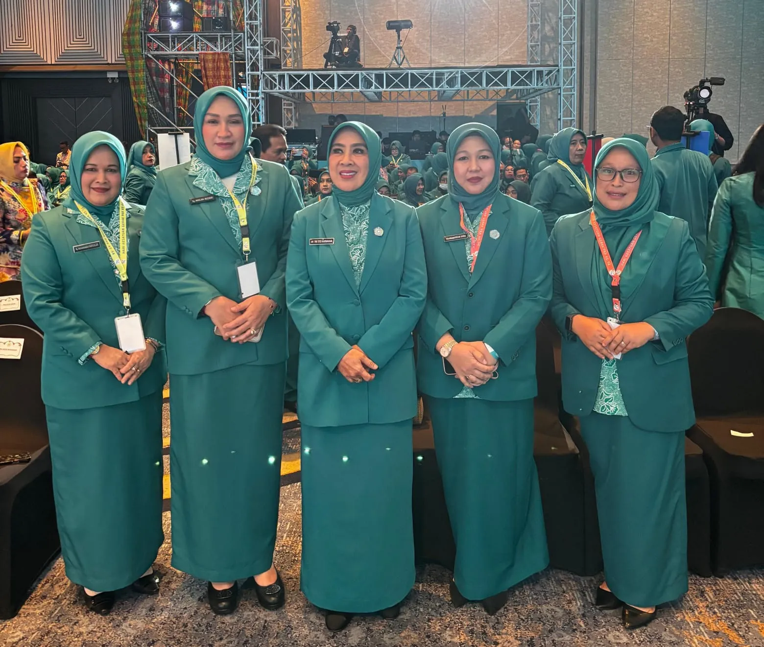 Ketua TP PKK Aceh Besar Hadiri Puncak HKG PKK Nasional ke-54 di Makassar