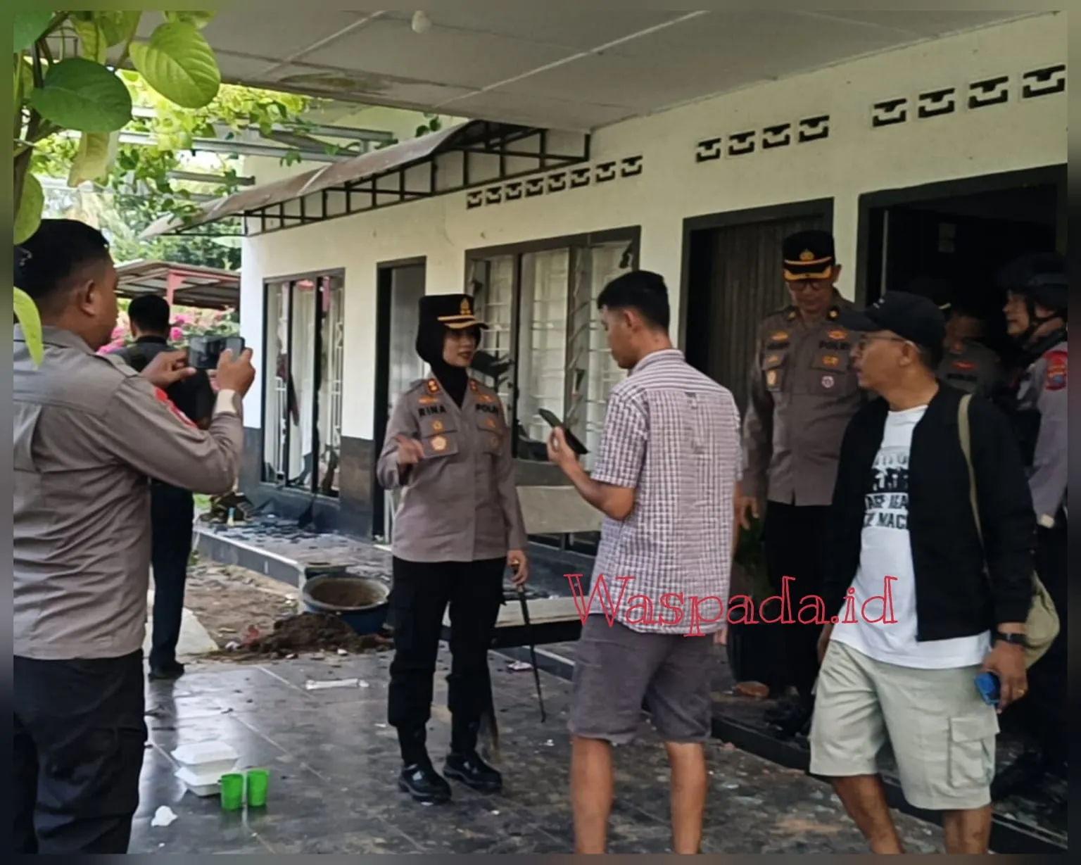 Kapolres Tebingtinggi Tinjau Lokasi Kerusuhan PT Sibulan, Pengamanan Diperketat