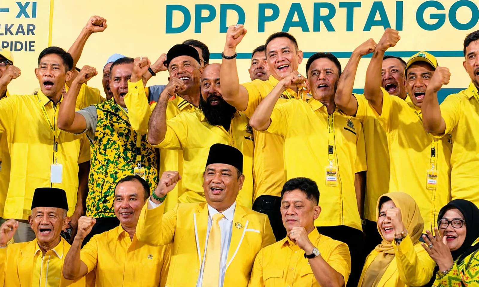 TS Menang Aklamasi, MJ Cs Walk Out dari Musda Golkar Pidie
