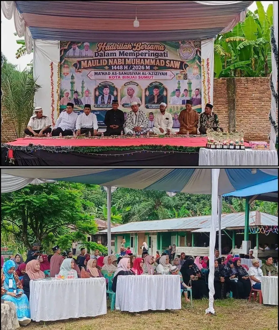 Wali Kota Binjai Hadiri Peringatan Maulid Nabi Muhammad SAW 1448 H di Ponpes As-Sanusiyah Al-'Aziziyah