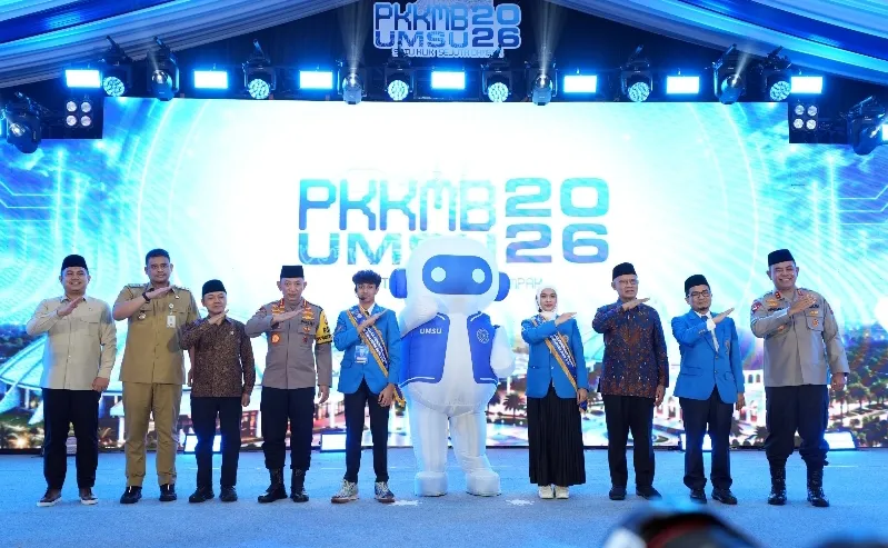 Ketum PP Muhammadiyah, Kapolri, Dan Gubsu Kompak Hadiri PKKMB UMSU 2026