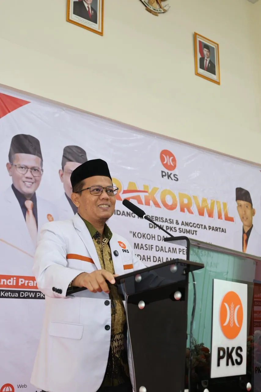 Andi Pranata Buka Rakorwil BKAP DPW PKS Sumut