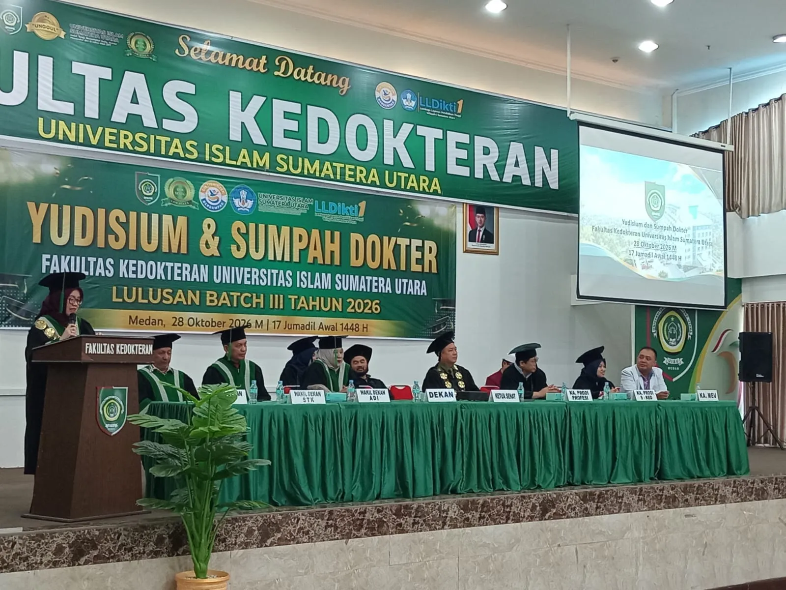 53 Dokter Baru FK UISU Resmi Diambil Sumpah, dr Mayang: Jadilah Dokter Yang Rendah Hati