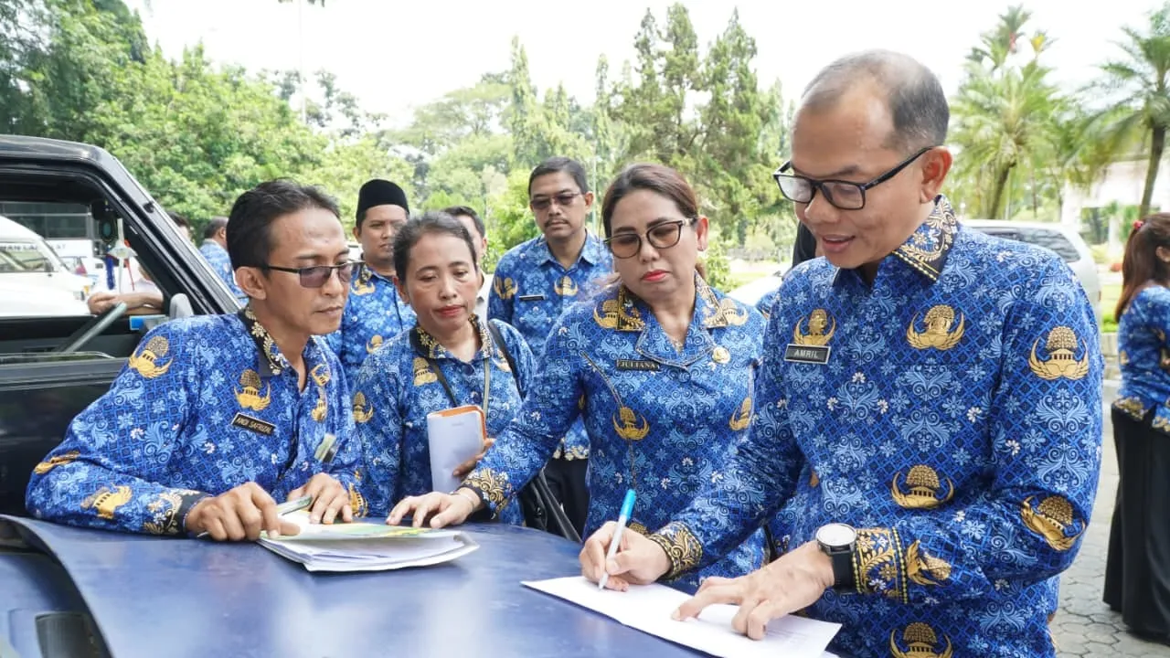 Tertib Aset, 89 Kendaraan Dinkes Langkat Diperiksa