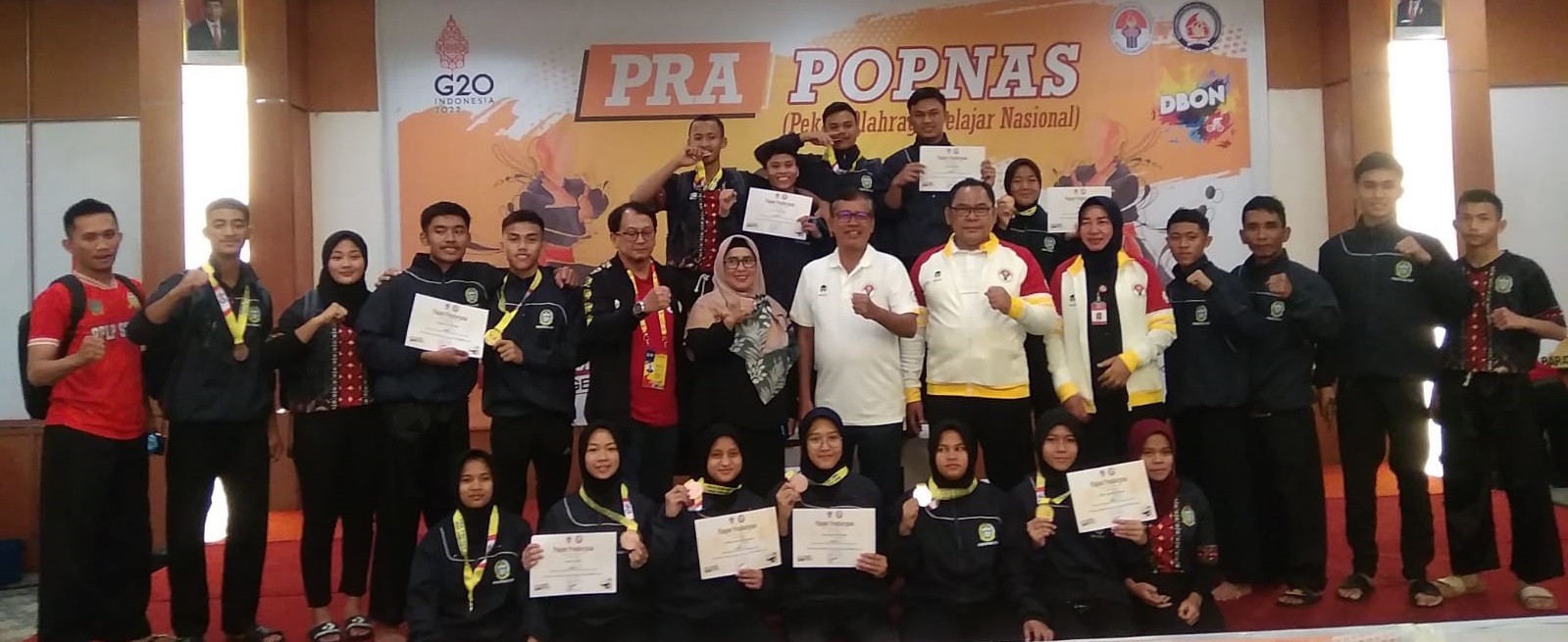 Pencak Silat Sumut Peringkat 3 Pra Popnas