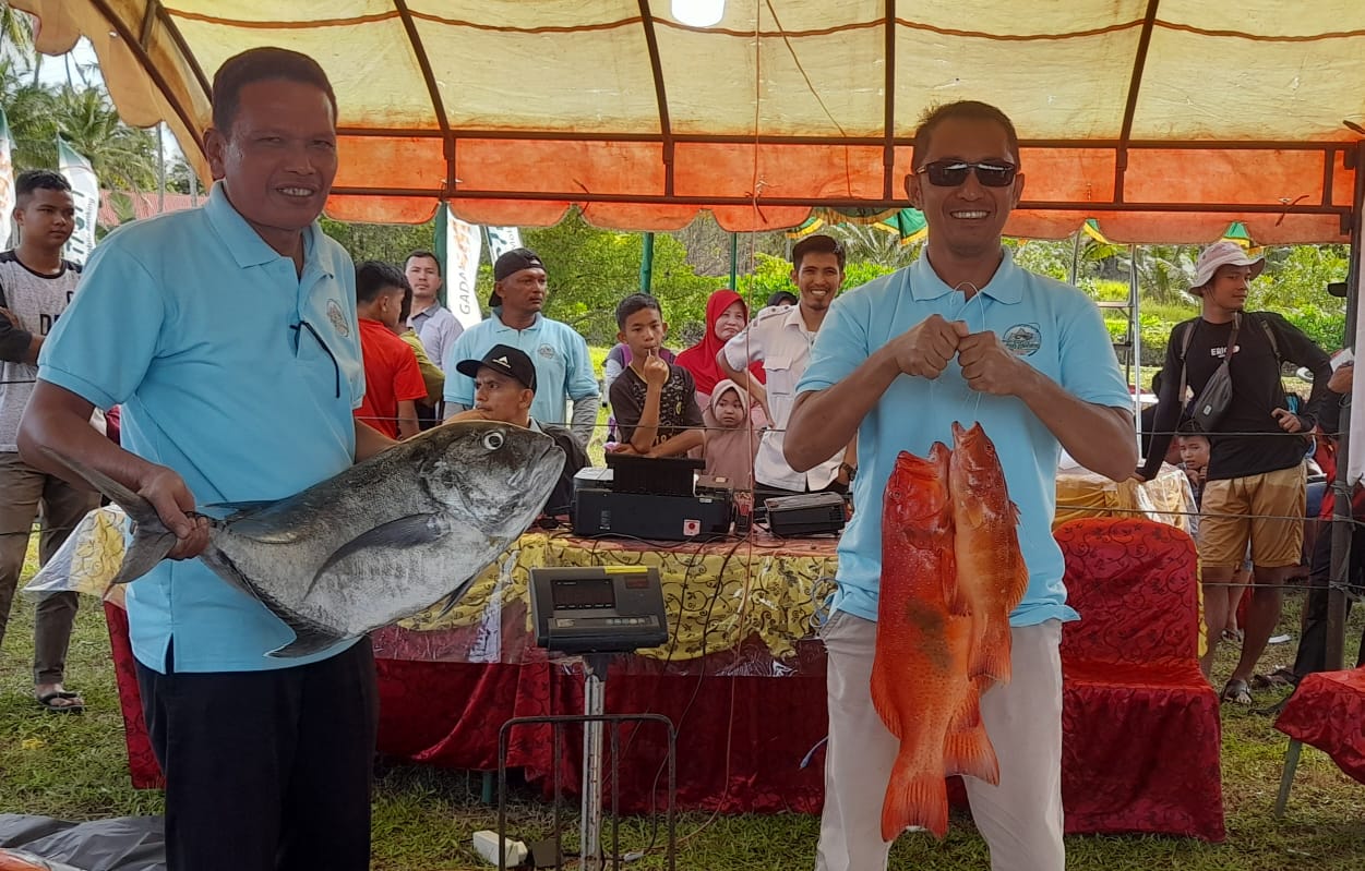 Tim Pemancing Lokal Dapat Rp17 Juta, Juarai Dua Kategori Fun Fishing Pulau Banyak