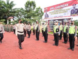 Tanggap Bencana, Polres Simalungun Gelar Apel Bersama Instansi Terkait