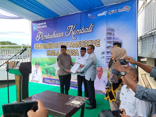 Ekowisata Mangrove Kuala Langsa Kembali Dibuka