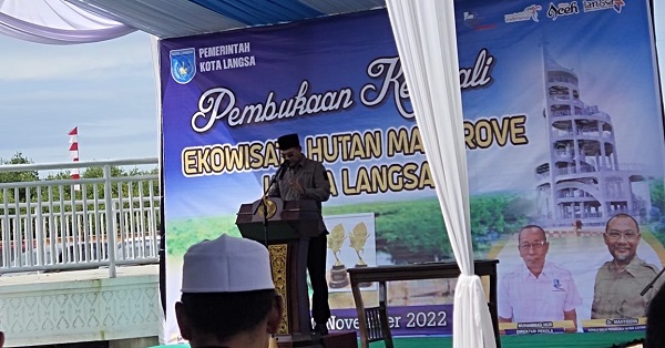 Ekowisata Mangrove Kuala Langsa Kembali Dibuka