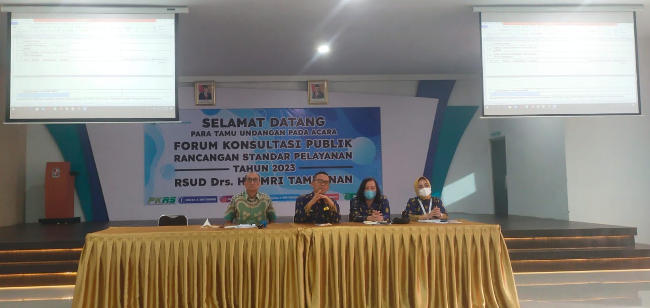 Gelar Konsultasi Publik, Direktur RSUD Amri Tambunan Optimis RSUD Jadi Tipe A