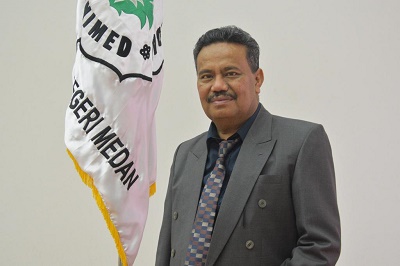 Prof. Dr. Baharuddin, ST, MPd terpilih menjadi rektor Universitas Negeri Medan (Unimed) periode 2023-2027. Waspada/Ist