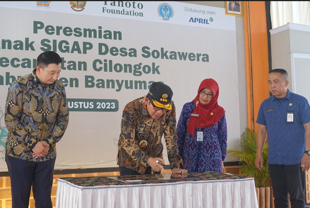 Pemkab Banyumas dan Tanoto Foundation Resmikan Rumah Anak SIGAP