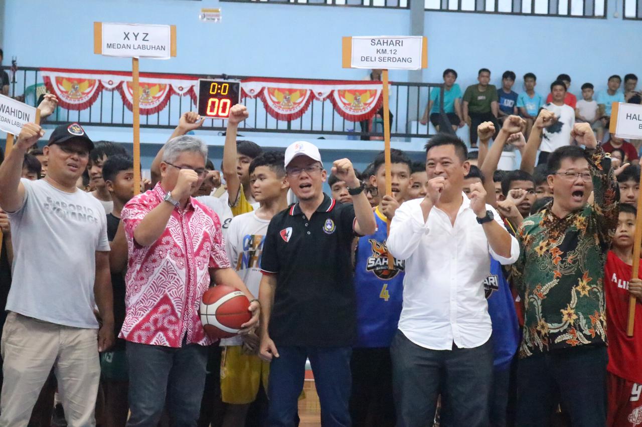 Turnamen Basket Piala Merah Putih Brahrang Cup 2023 Dibuka