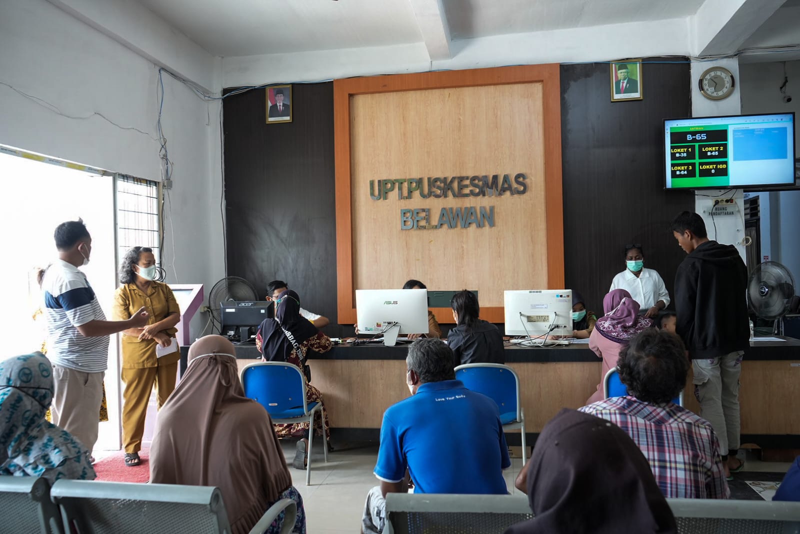 UPT Puskesmas Belawan membuat Sistem Layanan Puskesmas (Silapus) yang mengintegrasikan pelayanan di setiap unit, mulai dari registrasi, ruang pemeriksaan, laboratorium, hingga ke apotek. Waspada/Ist