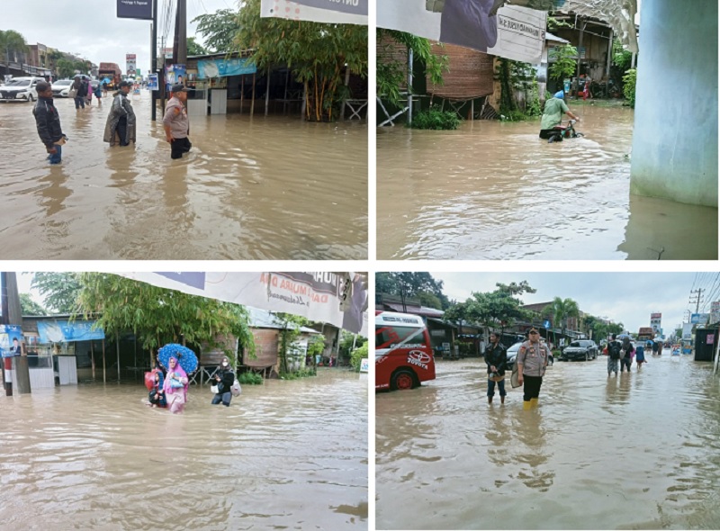 Hujan Deras, Kota Lhokseumawe Dikepung Banjir