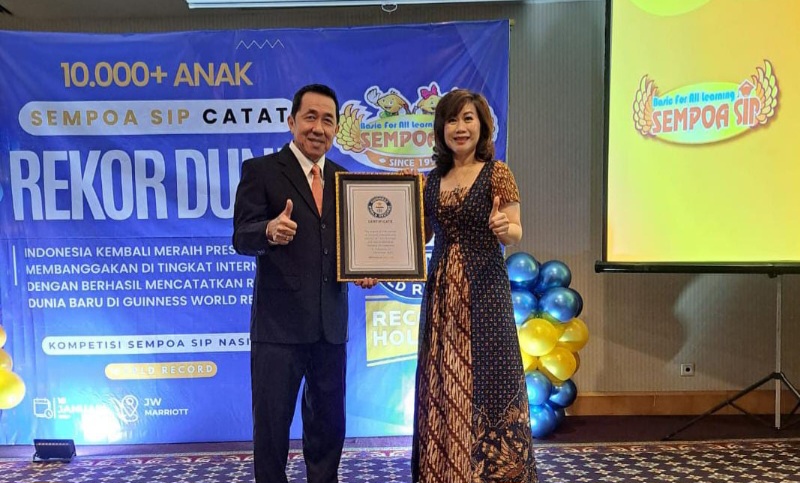 Indonesia Catat Rekor Guinness World Records Lewat Sempoa SIP Indonesia