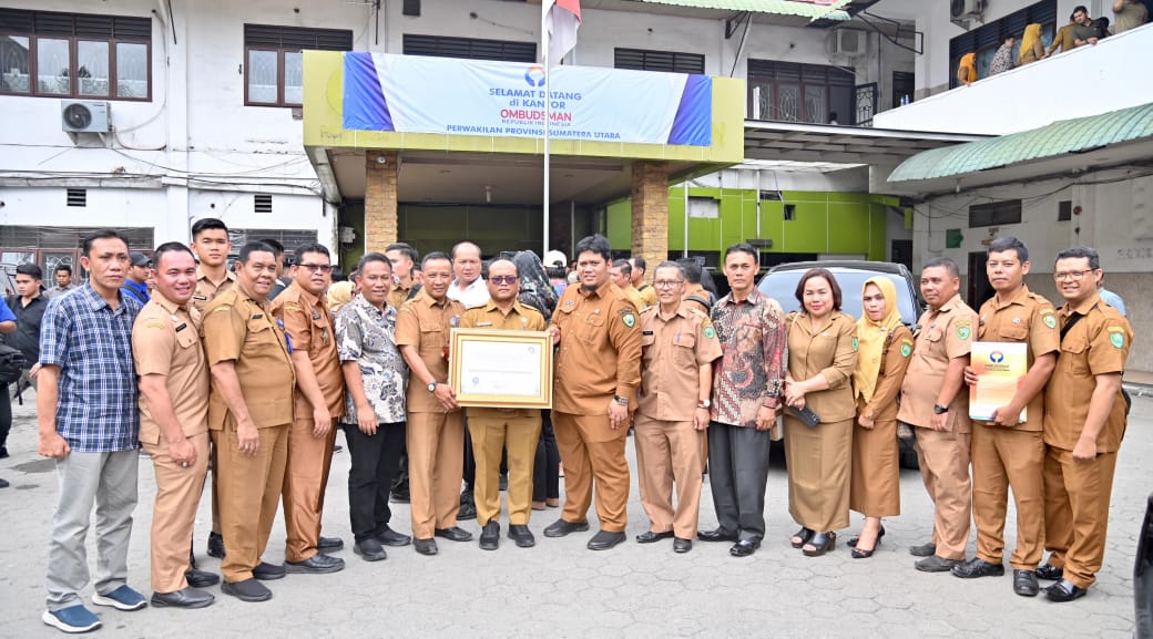 Pemko Padangsidimpuan Raih Predikat Zona Hijau Pelayanan Publik Tahun 2023