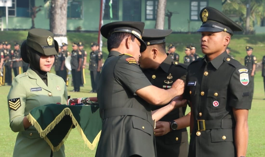 Wabup Simalungun Hadiri Upacara Penutupan Diktama TNI AD Gel. II TA 2023