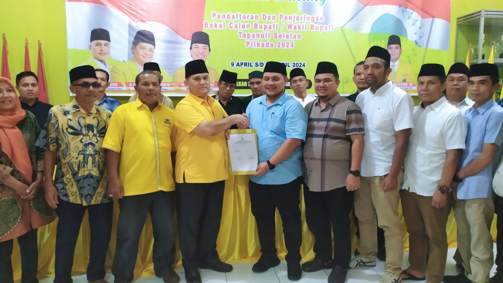 Ketua DPRD Daftar Ke Golkar Siap Bertarung Di Pilkada Tapsel 2024