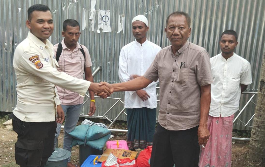 Sisa Etnis Rohingya Di Aceh Timur Dipindahkan Ke Lhokseumawe