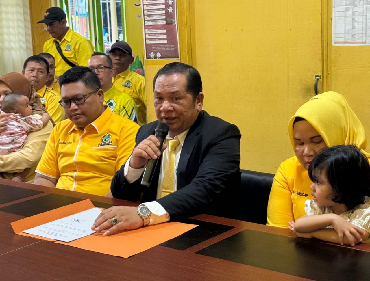 Lanjutkan, Irsan Nasution Mendaftar Balon Wali Kota Ke Golkar Sidimpuan