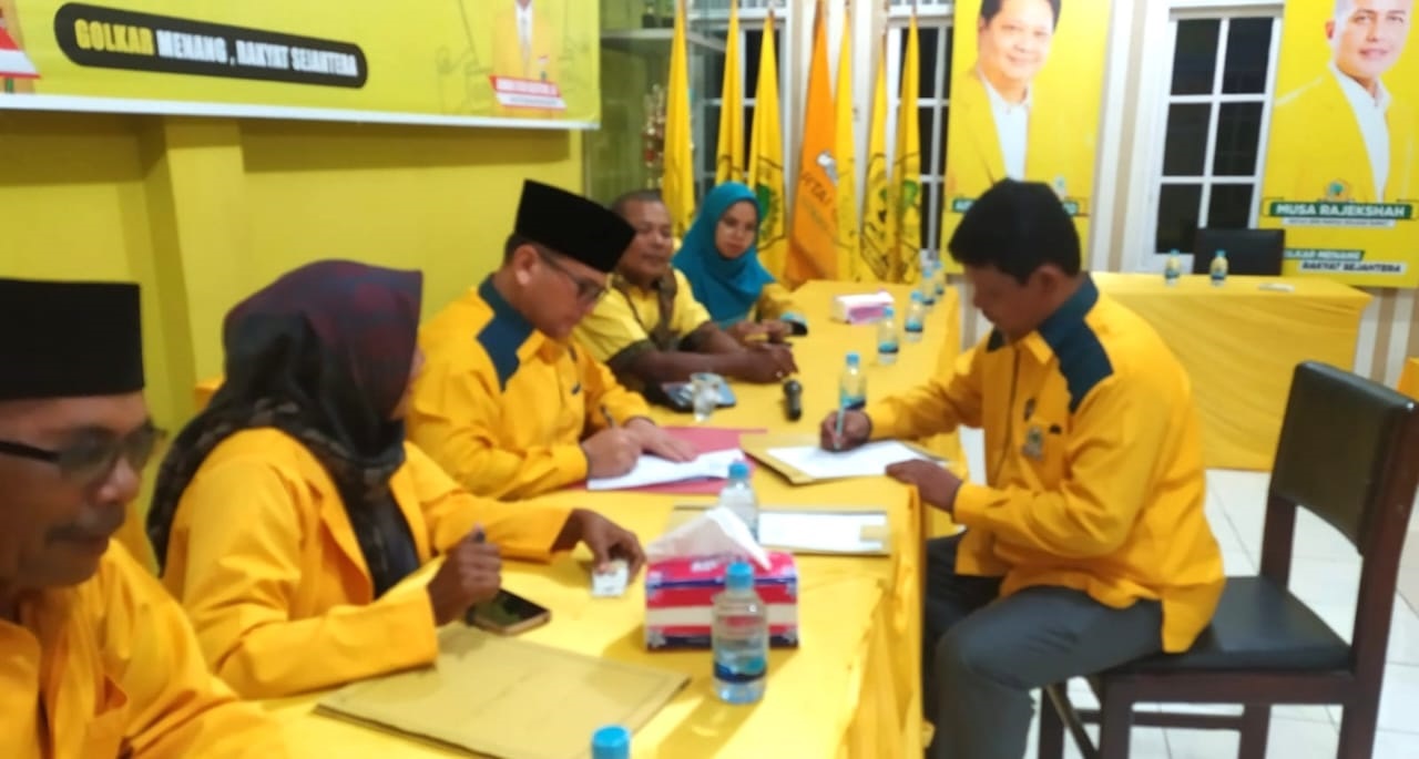 Herman Ritonga Dan Edison Rambe Daftar Ke Golkar Sebagai Balon Wakil Bupati Tapsel