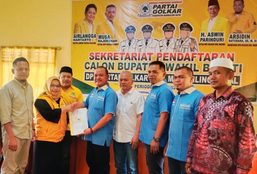 Anak Buah Bobby Nasution Ramaikan Pilkada Madina, Resmi Mendaftar Ke Golkar