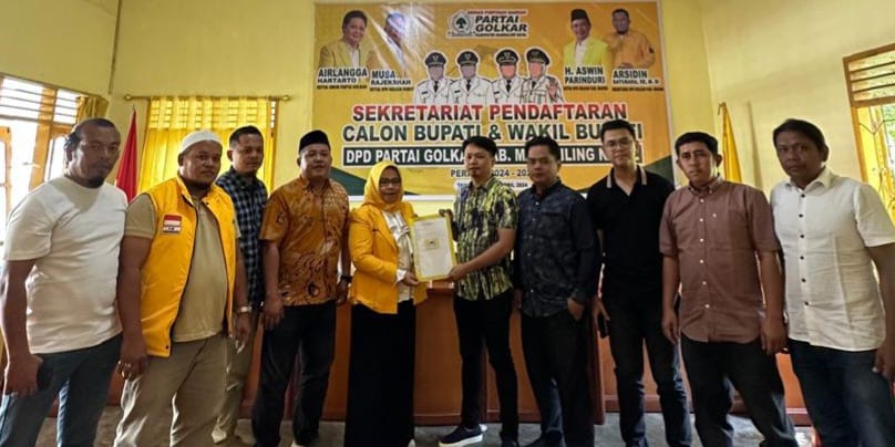 Maju Sebagai Cakada, Atika Resmi Daftar Ke Partai Golkar